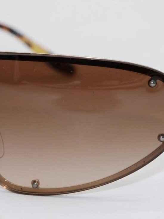 Prada Catwalk Shield Sunglasses SPR 73V ZVN - 6S1 120 - Brown/Leopard main image 14